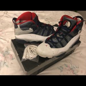 Jordan Six Rings White/Varsity Red 2008